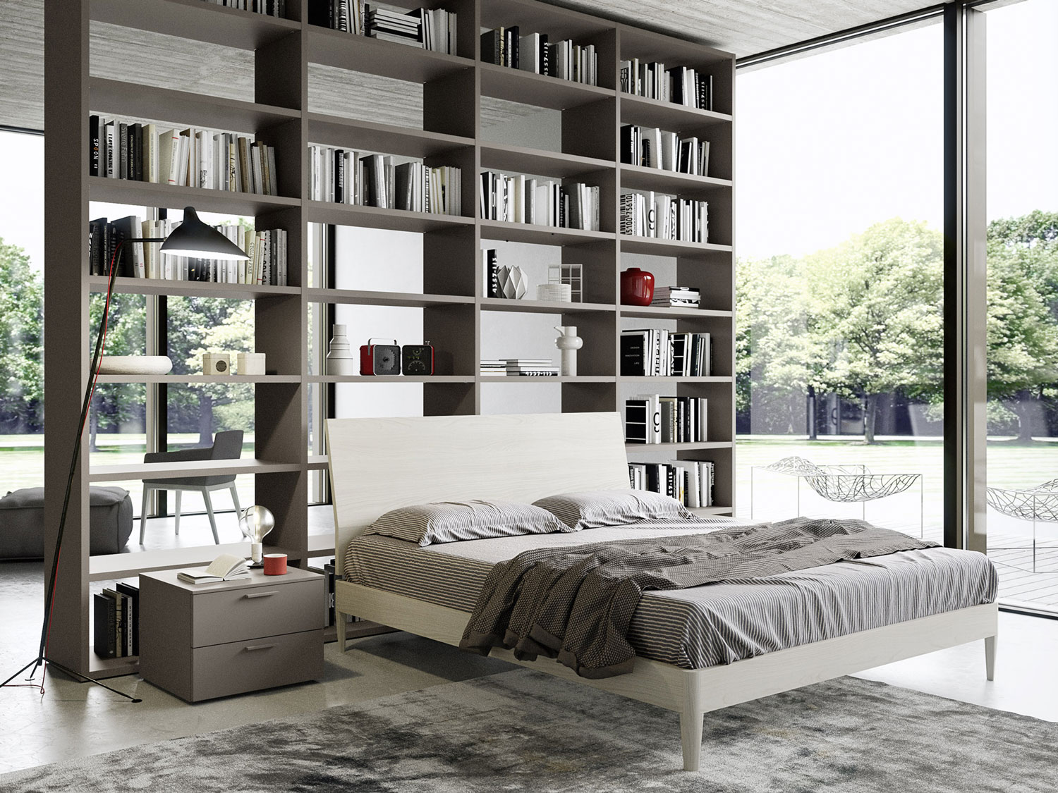 libreria-camera-da-letto - Mobili Parini